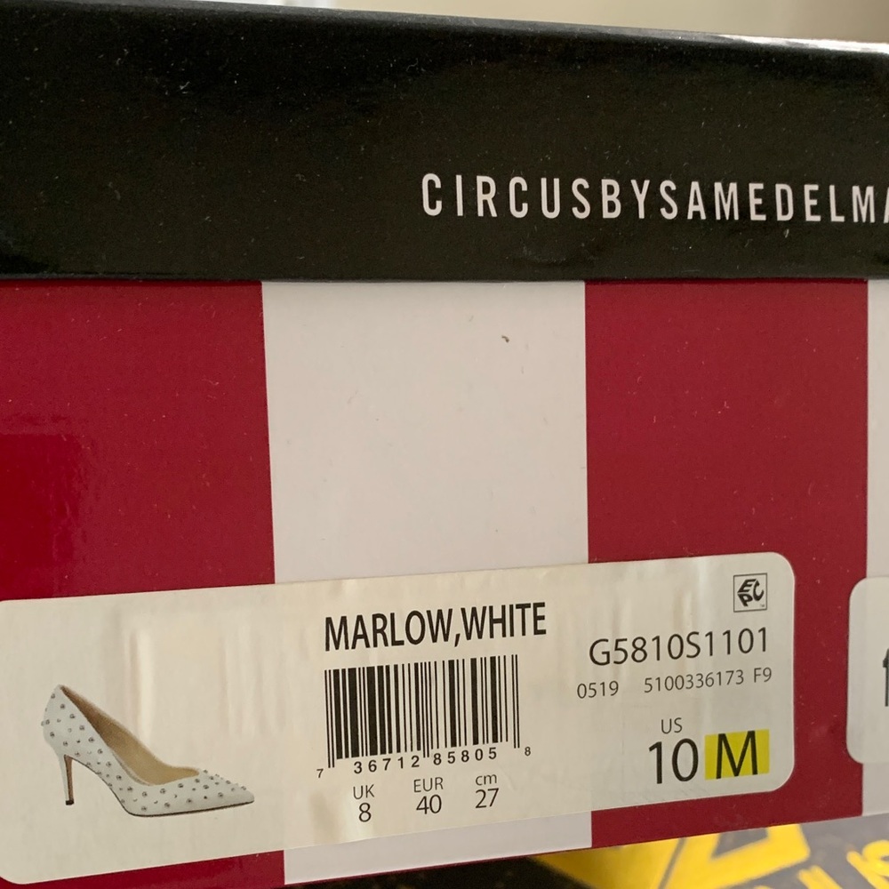 Circus by Sam Edelman White Studded Heels - Picture 5 of 8